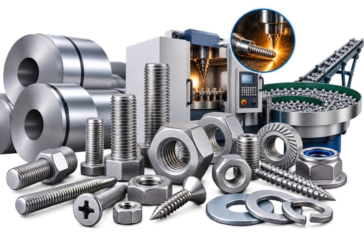 Manufacture of Metal Fasteners (Nuts, Bolts, Screws, Washers)